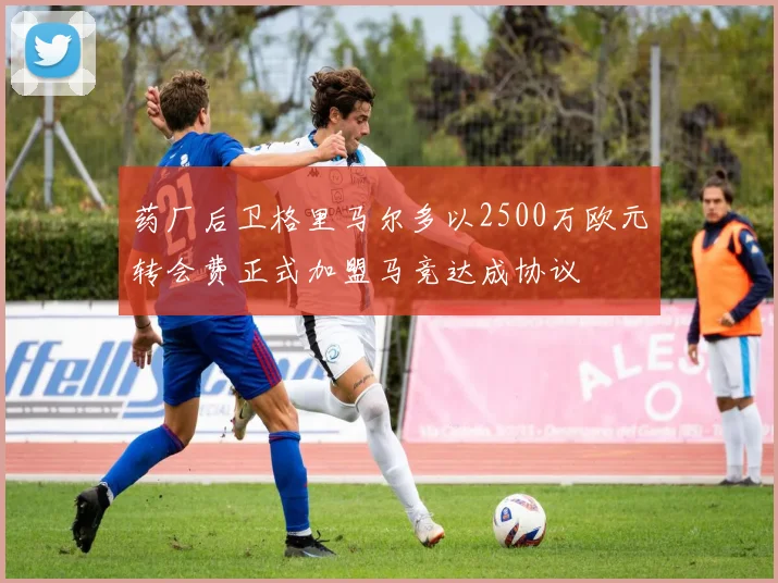 药厂后卫格里马尔多以2500万欧元转会费正式加盟马竞达成协议